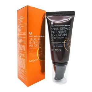 Mizon Крем BB с экстрактом муцина улитки №31 - Snail repair intensive BB cream SPF50+/РА+++, 50г