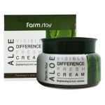 FarmStay Крем для лица увлажняющий с экстрактом алоэ – Visible difference fresh cream aloe, 100г