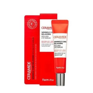 FarmStay Сыворотка для глаз с керамидами - Ceramide wrinkle care relaxing rolling eye serum, 25мл