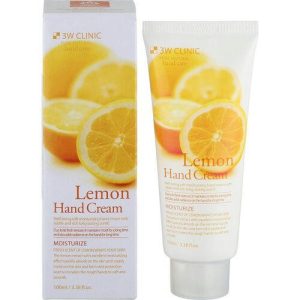 3W Clinic Крем для рук с экстрактом лимона - Lemon hand cream, 100мл