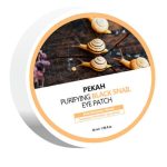 Pekah Патчи для глаз омолаживающие с муцином черной улитки - Purifying black snail eye patch, 60шт