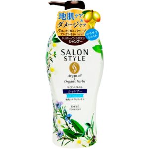 Kose Шампунь для волос разглаживающий с ароматом цветов и трав - Salon style air in smooth, 500мл