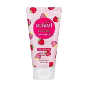 Soleaf Пенка для лица очищающая с клубникой - So fruity strawberry cleansing foam, 150мл