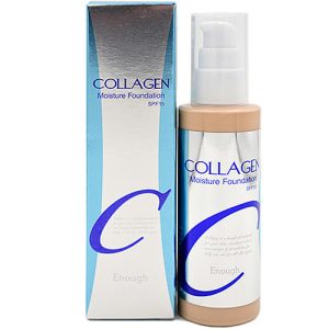Enough Крем для лица тональный увлажняющий 21тон - Collagen moisture foundation SPF15, 100мл