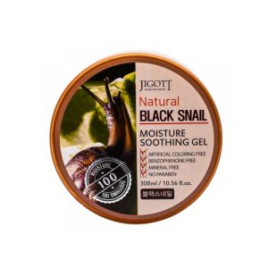 Jigott Гель увлажняющий с экстрактом муцина черной улитки - Black snail moisture soothing gel, 300мл