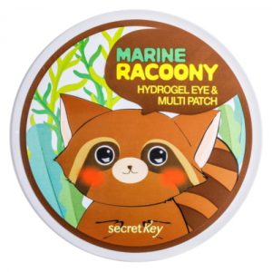 Secret Key Патчи для век с морским коллагеном - Marine racoony hydrogel eye and multi patch, 60шт
