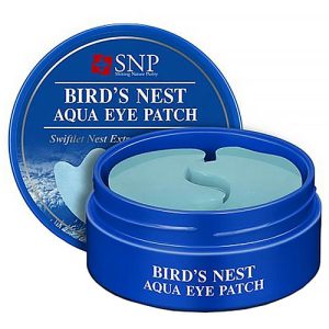 SNP Патчи гидрогелевые для век с экстрактом ласточкиного гнезда - Bird's nest eye patch, 60шт