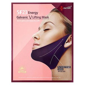 Skin Factory Маска гальваническая для лифтинга V зоны - Energy galvanic v lifting mask, 37г*5шт