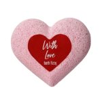 Бомбочка для ванны в виде сердца с ароматом чайной розы - With love, 130г