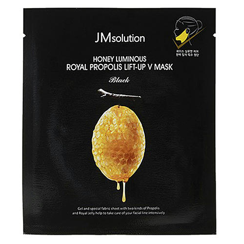 JMsolution Маска для подтяжки контура лица с прополисом - Honey luminous propolis lift up, 30мл