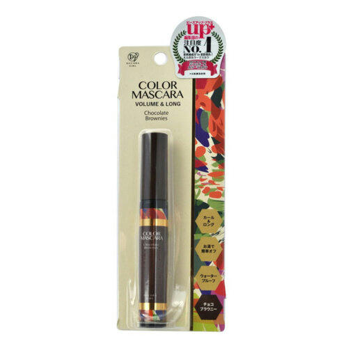 Decora Girl Тушь для ресниц удлинение и объем коричневый - Color mascara, 10г