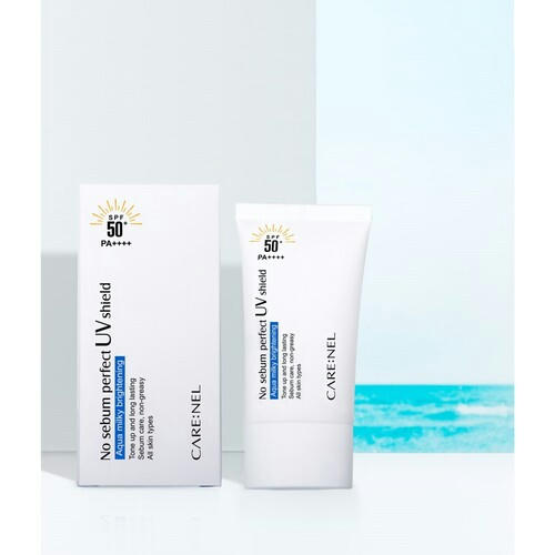 Care:Nel Крем солнцезащитный матирующий - No sebum perfect UV shield SPF 50+ / PA++++, 50мл — изображение 3
