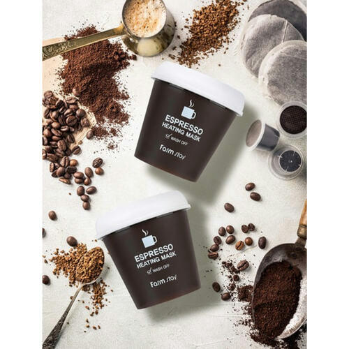 FarmStay Маска самонагревающаяся с кофейным экстрактом - Espresso heating mask, 200г — изображение 3