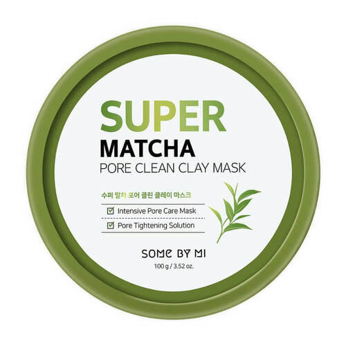 Some By Mi Маска очищающая глиняная с чаем матча - Super matcha pore clean clay mask, 100мл — изображение 2