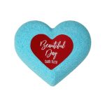Бомбочка для ванны в виде сердца с ароматом цветов - Beautiful day, 130г