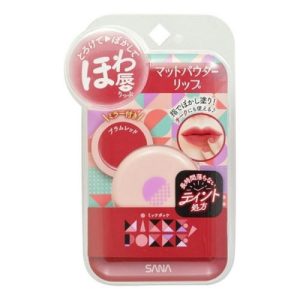 Sana Помада-тинт губная матовая «красная слива, тон 01» - Powder lip, 1шт