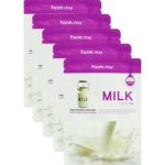 FarmStay Набор тканевых масок с молочными протеинами - Visible difference mask sheet milk, 5шт
