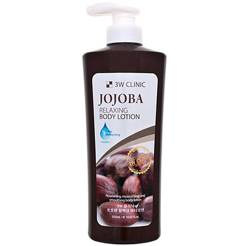 3W Clinic Лосьон для тела жожоба - Relaxing body Iotion, 550мл