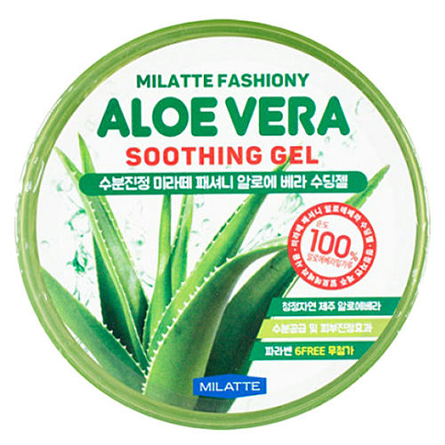 Milatte Гель универсальный увлажняющий - Fashiony aloe vera soothing gel, 300мл