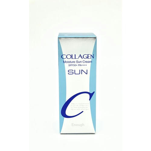 Enough Крем солнцезащитный увлажняющий с коллагеном - Collagen sun cream SPF50+/PA++++, 50г — изображение 2