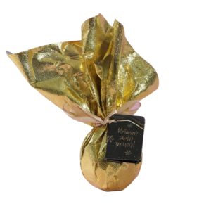 Бомбочка для ванны «Сияй в новом году» с медовом ароматом в пленке с шильдом, 130г