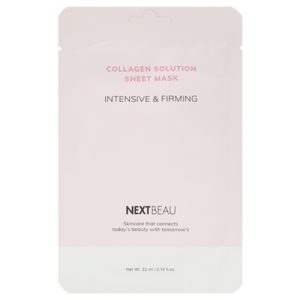 NEXTBEAU Маска тканевая с гидролизованным коллагеном - collagen solution intensive & firming, 22мл