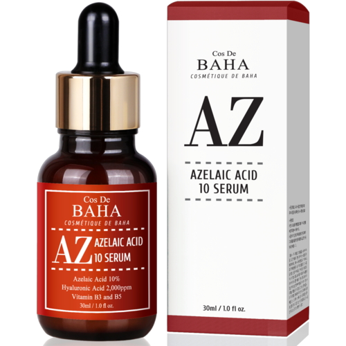 Cos De BAHA Сыворотка противовоспалительная с азелаиновой кислотой - Azelaic acid 10% serum AZ, 30мл — изображение 3