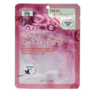3W Clinic Маска для лица тканевая с коллагеном - Fresh collagen mask sheet, 23г