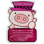 Eunyul Маска тканевая для лица с коллагеном освежающая - radiant piggy mask pack, 23мл