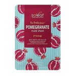 Soleaf Маска для лица с гранатом - So delicious pomegranate mask sheet, 25мл