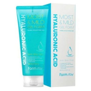 FarmStay Пенка гелевая очищающая с гиалуроновой кислотой - Hyaluronic acid moist&mild gel, 200мл