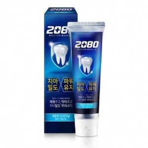 KeraSys Паста зубная «защита от кариеса» - Dental clinic 2080 power shield blue double mint, 120г