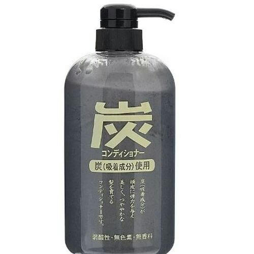 JunLove Кондиционер для волос с древесным углем - Charcoal conditioner, 600мл