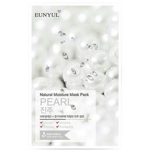 Eunyul Маска тканевая с экстрактом жемчуга - Natural moisture mask pack pearl, 22мл