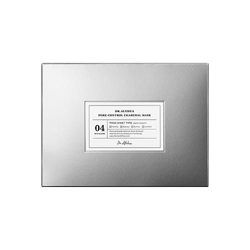 Dr.Althea Маска тканевая очищающая с угольным порошком - Pore-control charcoal mask, 28г