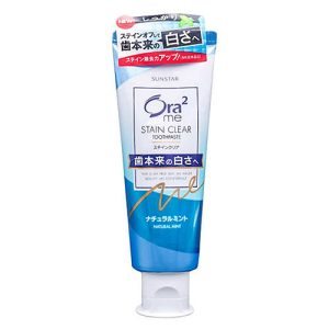 Sunstar Паста зубная для белизны зубов и удаления налета мята - Ora2 stain clear, 130г