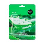 Consly Маска тканевая для лица с экстрактом алоэ - daily solution aloe mask sheet, 25мл