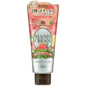 Kose Крем для рук питательный и увлажняющий с ароматом персика - Precious garden honey peach, 70г