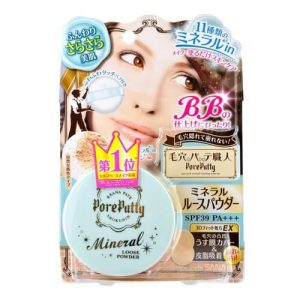 Sana Пудра рассыпчатая минеральная - Pore putty face powder mineral SPF39, 1шт