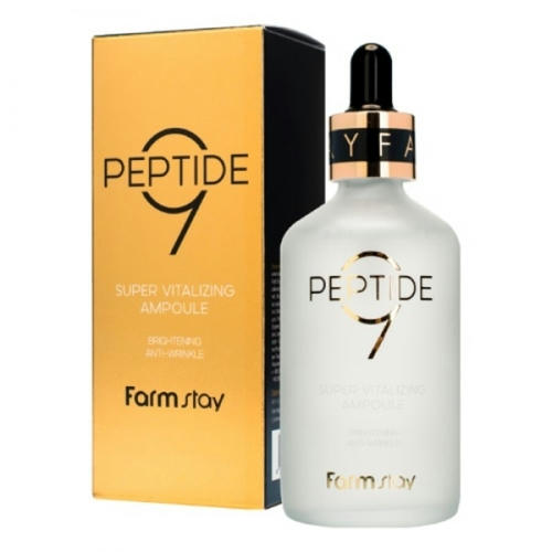 FarmStay Сыворотка ампульная суперобновляющая - Peptide9 super vitalizing ampoule, 100мл