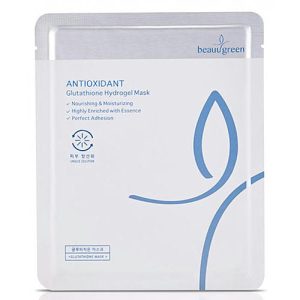 BeauuGreen Маска для лица гидрогелевая с антиоксидантами - Antioxidant glutathione hydrogel, 30г