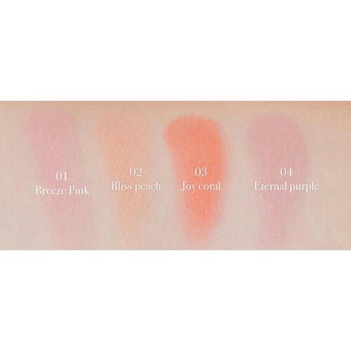 Lizda Румяна пастельные тон 01 холодящий розовый - mellow mood fit cheek breeze pink, 4,5г — изображение 3