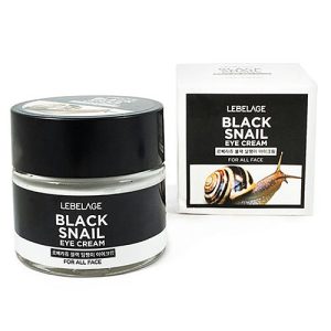 Lebelage Крем для глаз с муцином чёрной улитки - Eye cream black snail, 70мл