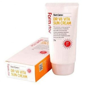 FarmStay Крем витаминизированный солнцезащитный - Dr-V8 vita sun cream SPF50/PA+++, 70г