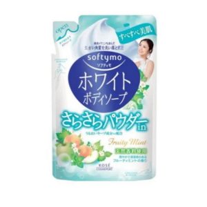 Kose Мыло для тела жидкое с ароматом мяты и фруктов з/б - White body powder, 420мл