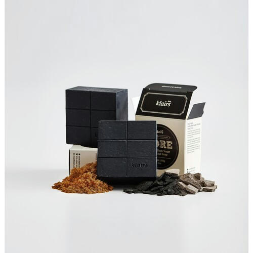 Dear, Klairs Мыло с древесным углем - Gentle black sugar charcoal soap, 100г — изображение 3