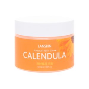 LanSkin Крем для лица успокаивающий с экстрактом календулы - calendula natural herb cream, 50мл