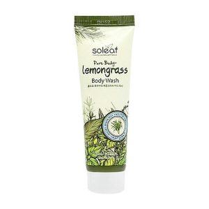 Soleaf Гель для душа с лемонграссом - Pure body lemongrass body wash, 50мл