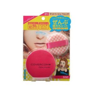 Sana Пудра компактная для лица №1 - Covercom powder, SPF50, 10г