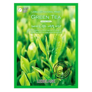 Lebelage Маска тканевая с экстрактом зеленого чая - Green tea natural mask, 23г